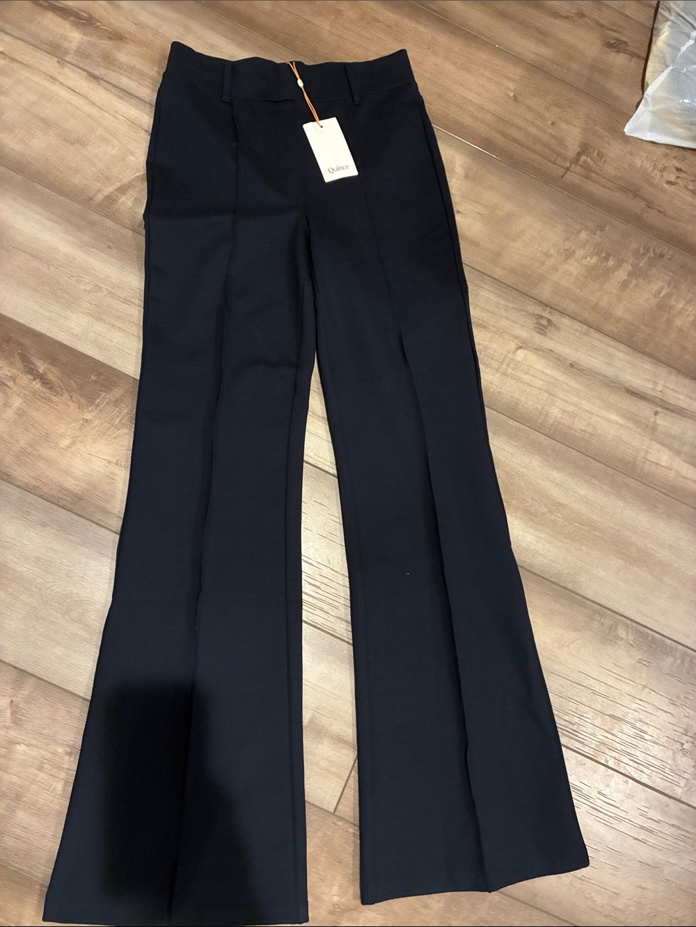 NWT Quince Women's Ultra-Stretch Ponte Flare Leg Pants - 32" -